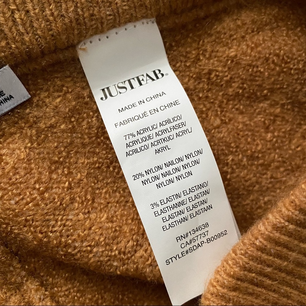 NWT Camel Colored Knit Wide Leg Pants - Picture 11 of 14
